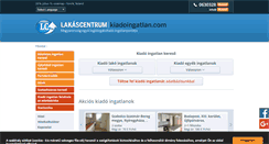 Desktop Screenshot of kiadoingatlan.com